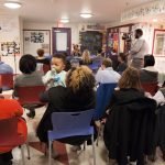 people watching CLU childcare briefing