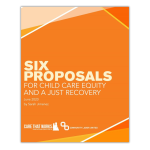 Six Proposal for Child Care Equity research paper cover